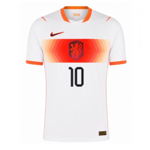 Nederländerna Memphis Depay #10 Replika Bortatröja VM 2026 Kortärmad